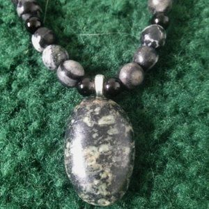 Lake Huron stone necklace